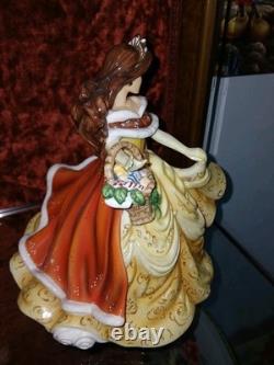 English Ladies Disney Beauty & Beast Princess Winter Belle Figurine LE 254/1000