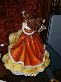 English Ladies Disney Beauty & Beast Princess Winter Belle Figurine LE 254/1000