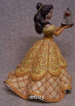 Figurine Disney Belle Enchanted Rose Beauty Beast Jim Shore NEW w COA & gift box