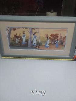 Framed Limited Edition SERICEL DISNEY Beauty And The Beast CEL 1991