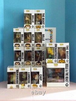 Funko Pop Disney Brand New In Boxes Beauty And The Beast Lot Of 18 Most Are Mint