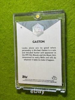GASTON Disney 100 GREEN REFRACTOR CARD # /99 SP 2023 Topps Chrome Beauty & Beast