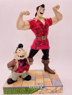 GASTON & LEFOU Muscle-bound Menace Figure Jim Shore Disney BEAUTY & THE BEAST