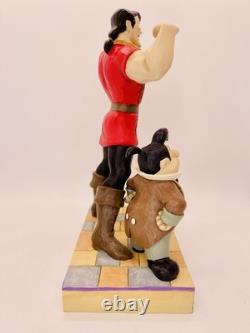 GASTON & LEFOU Muscle-bound Menace Figure Jim Shore Disney BEAUTY & THE BEAST