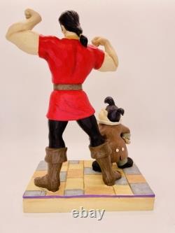 GASTON & LEFOU Muscle-bound Menace Figure Jim Shore Disney BEAUTY & THE BEAST