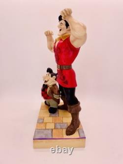 GASTON & LEFOU Muscle-bound Menace Figure Jim Shore Disney BEAUTY & THE BEAST