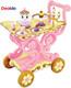 Girl'S Beauty and the Beast Tea Cart Set Includes Lumiere, Mrs Potts, Chip, Ca