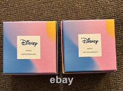 Girls Crew x Disney Beauty & The Beast Necklace & Stud Ear Ring Set Gold Tone