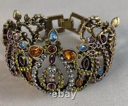 HEIDI DAUS FEAST YOUR EYES Disney's Beauty & The Beast Crystal Link Bracelet