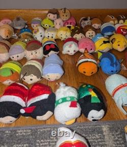 HUGE Lot 73 Disney Tsum Tsum Mini Plush Little Mermaid Toy Story Beauty & Beast