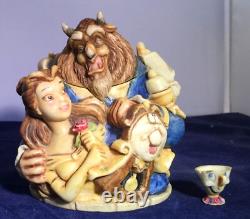 Harmony Kingdom Disney Jubilee Beauty and The Beast NIB Only 500 made COA