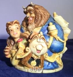 Harmony Kingdom Disney Jubilee Beauty and The Beast NIB Only 500 made COA
