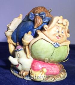 Harmony Kingdom Disney Jubilee Beauty and The Beast NIB Only 500 made COA