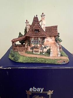 Htf Disney French Village Belle & Maurice's Cottage Beauty And The Beast Figure