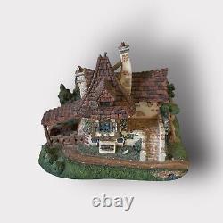 Htf Disney French Village Belle & Maurice's Cottage Beauty And The Beast Figure