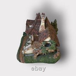 Htf Disney French Village Belle & Maurice's Cottage Beauty And The Beast Figure