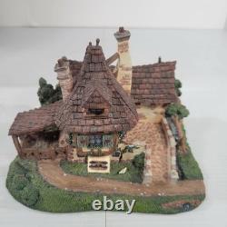 Htf Disney French Village Belle & Maurice's Cottage Beauty And The Beast Figure