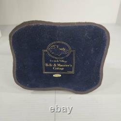 Htf Disney French Village Belle & Maurice's Cottage Beauty And The Beast Figure