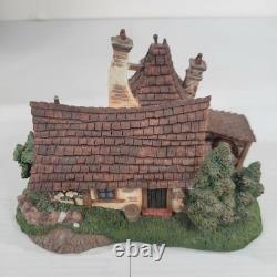 Htf Disney French Village Belle & Maurice's Cottage Beauty And The Beast Figure