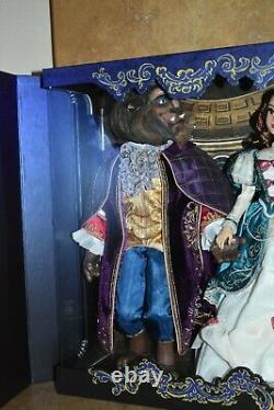 In Hand Disney Beauty and the Beast 17 Limited Edition Doll set Anniversary