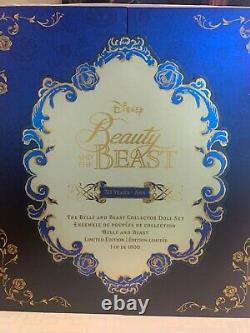 In Hand Disney Beauty and the Beast Limited Edition Doll Set 30th Anniversary