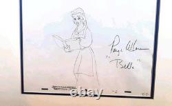 JSA Disney Signed Paige O'Hara Voice Beauty Beast drawing New Frame