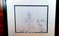 JSA Disney Signed Paige O'Hara Voice Beauty Beast drawing New Frame