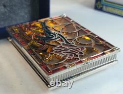 JUMBO LE Disney Pin Stained Glass Storybook Beauty & Beast Belle Ballroom Dance