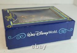 JUMBO LE Disney Pin Stained Glass Storybook Beauty & Beast Belle Ballroom Dance