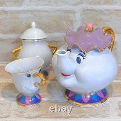 Japan 5320 Tokyo Disney Resort Beauty and the Beast Mrs. Potts and Chip Tea Set