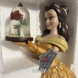 Jim Shore Belle A Rare Rose Disney Tradition Beauty and the Beast Deluxe Figure