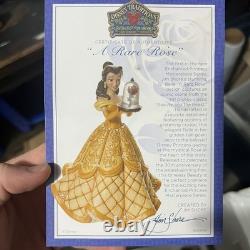 Jim Shore Belle A Rare Rose Disney Tradition Beauty and the Beast Deluxe Figure