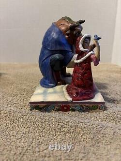 Jim Shore Disney Beauty & The Beast Something There RARE