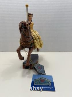 Jim Shore Disney Belle Carousel Horse Princess Of Knowledge Beauty & The Beast