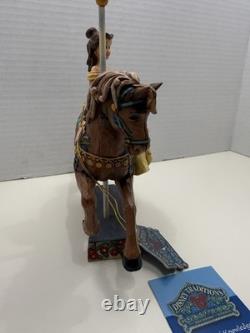 Jim Shore Disney Belle Carousel Horse Princess Of Knowledge Beauty & The Beast