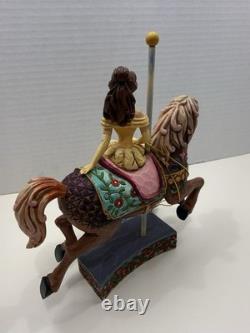 Jim Shore Disney Belle Carousel Horse Princess Of Knowledge Beauty & The Beast