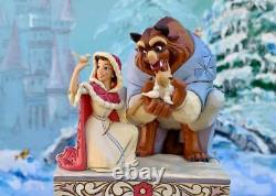 Jim Shore Disney Something There Beauty the Beast Winter White Woodland 4062247