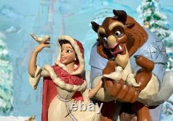 Jim Shore Disney Something There Beauty the Beast Winter White Woodland 4062247