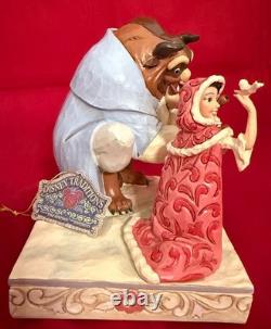 Jim Shore Disney Traditions Beauty Beast White Woodland, Something There 4062247