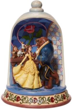 Jim Shore Disney Traditions Beauty & The Beast Rose Dome Figurine Belle 6008995