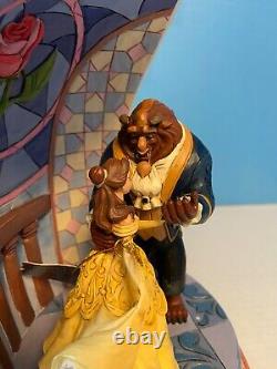 Jim Shore Disney Traditions Beauty and the Beast Rose Dome Figurine 6008995