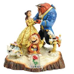 Jim Shore Disney Traditions Beauty & the Beast Carved by Heart Figurine 4031487