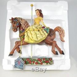 Jim Shore Princess of Knowledge Belle Carousel Disney Beauty and the Beast Horse