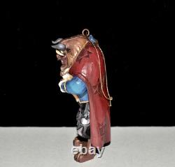 Jim Shore Walt Disney Traditions BEAST Beauty & The Beast Christmas Ornament EXC