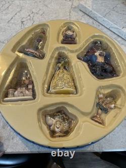 Jim Shore Walt Disney Traditions Holiday Ornament Set Beauty And The Beast