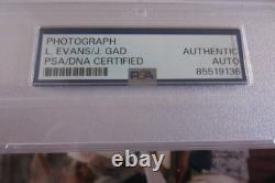 Josh Gad/Luke Evans dual autographed PSA 5x7 photo Disney Beauty & Beast Gaston