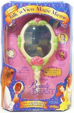 JusToys Disney's Beauty And The Beast Electronic Talk'N View Magic Mirror NRFB