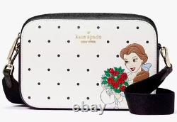 Kate Spade Disney Beauty and The Beast White Crossbody Bag KE656 NWT $329 FS