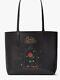 Kate Spade X Disney Beauty And The Beast Small Leather Reversible Tote Handbag