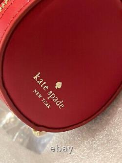 Kate Spade x Disney Beauty and The Beast Red Rose Coin Purse KE691 NEW